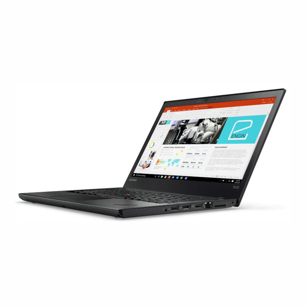 Lenovo ThinkPad T470 14" Laptop Intel Core i5-7200u 256GB SSD 8GB RAM Windows 11 Pro - Refurbished