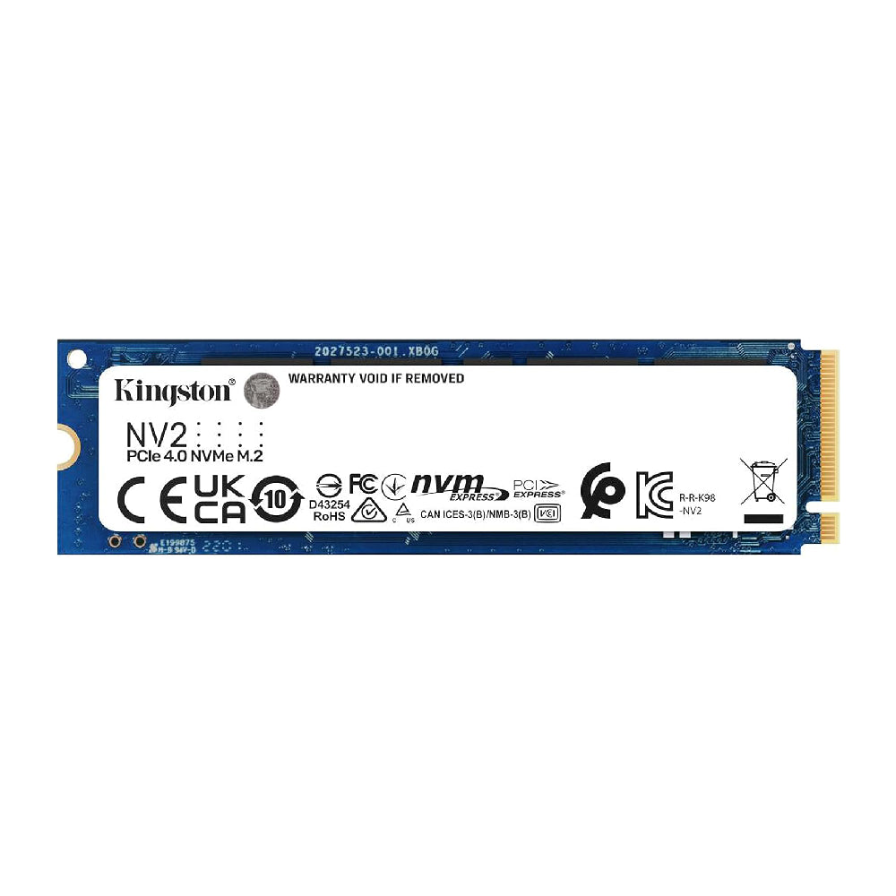 Kingston NV2 500G M.2 2280 NVMe Internal SSD | PCIe 4.0 Gen 4x4 | Up to 3500 MB/s | SNV2S/500G