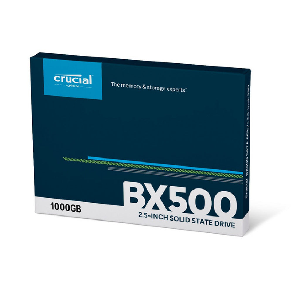 Crucial BX500 1TB (1000GB) 3D NAND SATA 2.5-Inch Internal SSD, up to 540MB/s - CT1000BX500SSD1, Solid State Drive