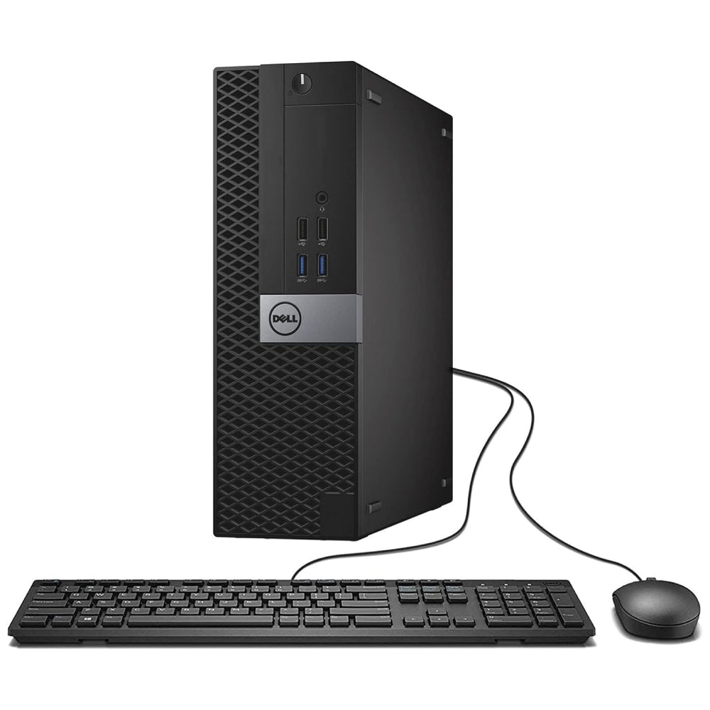 Dell OptiPlex 7040 SFF Desktop PC intel Core i5 6500 @3.4GHz, 8GB DDR4 RAM 512GB SSD, Windows 10 Pro - Refurbished