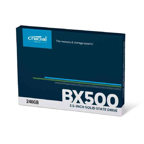 Crucial BX500 240GB 3D NAND SATA 2.5-Inch Internal SSD, up to 540MB/s - CT240BX500SSD1, Solid State Drive